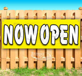 Now Open 1 Yellow Banner