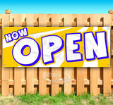 Now Open Banner