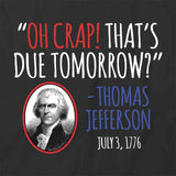 Oh Crap Due Tomorrow T-Shirt