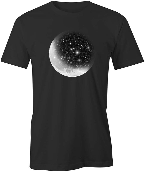 Moon With Stars In T-Shirt