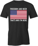 Freedom And Beer T-Shirt