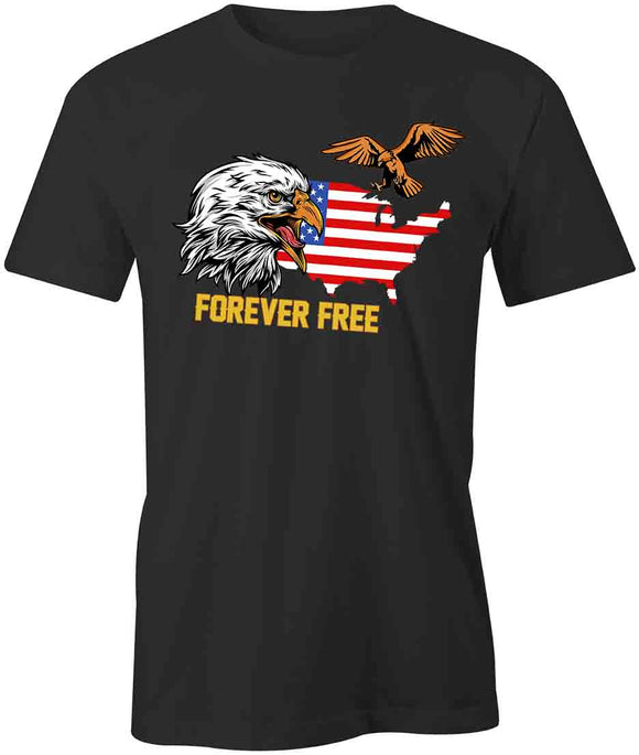 4evr Free Flag Eagle T-Shirt