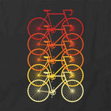 Bikes Red Yellow Gradient T-Shirt