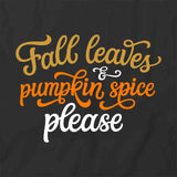 Fall Leaves Pumpkn T-Shirt