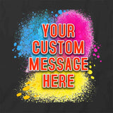 "Complex Custom Design" Black T-Shirt