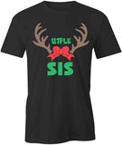 Little Sis Reindeer T-Shirt