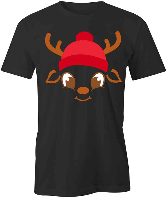Reindeer Red Hat T-Shirt
