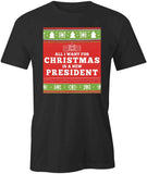 Christmas New President T-Shirt