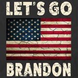 Let's Go Brandon Cracked Flag T-Shirt
