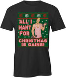All I Want For Christmas T-Shirt