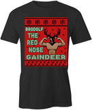 Brodlof The Red Nose Gaindeer T-Shirt