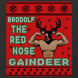 Brodlof The Red Nose Gaindeer T-Shirt