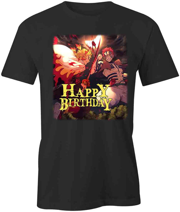 Demon Slayer Azaka vs Senjuro Birthday T-Shirt