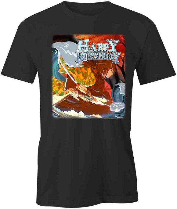 Demon Slayer Giyu Tomioka Birthday T-Shirt