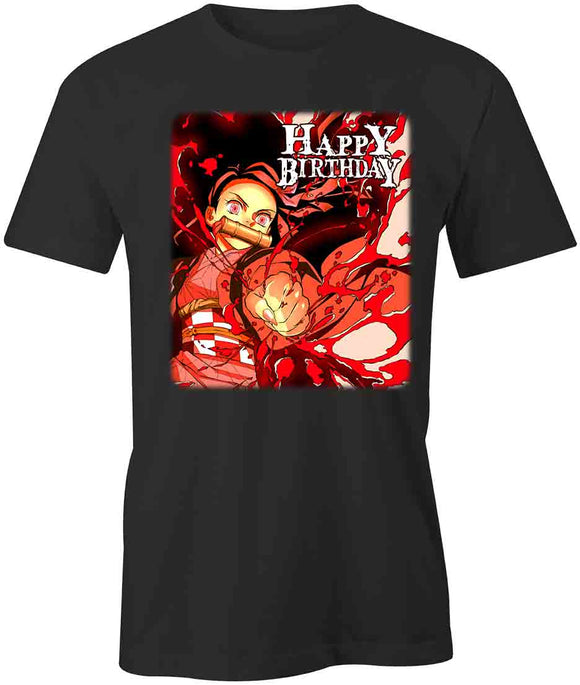 Demon Slayer Nezuko Kamado Birthday T-Shirt