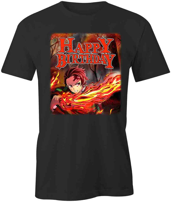 Demon Slayer Tanjiro Birthday T-Shirt