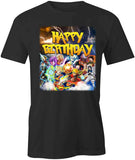 Happy Birthday Anime Mashup T-Shirt