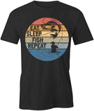 Eat Sleep Fish Repeat T-Shirt