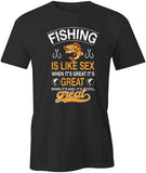 Fishing Is Like Sex T-Shirt