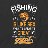 Fishing Is Like Sex T-Shirt