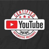 Certified Youtube Auto Mechanic T-Shirt