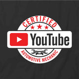 Certified Youtube Auto Mechanic T-Shirt