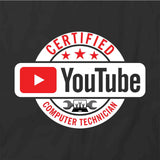 Certified Youtube Computer Technician T-Shirt