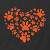 Dog Paws Or Heart T-Shirt