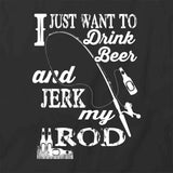 Jerk Rod Fishing T-Shirt