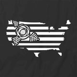 America Flower T-Shirt