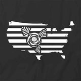 America Flower T-Shirt