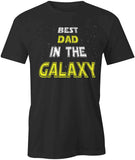 Best Dad In Galaxy T-Shirt