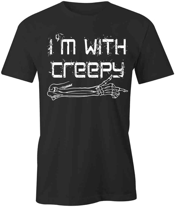 With Creepy T-Shirt