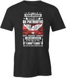 Faith Freedom Count T-Shirt