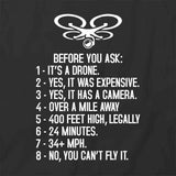 Ask About Drone T-Shirt