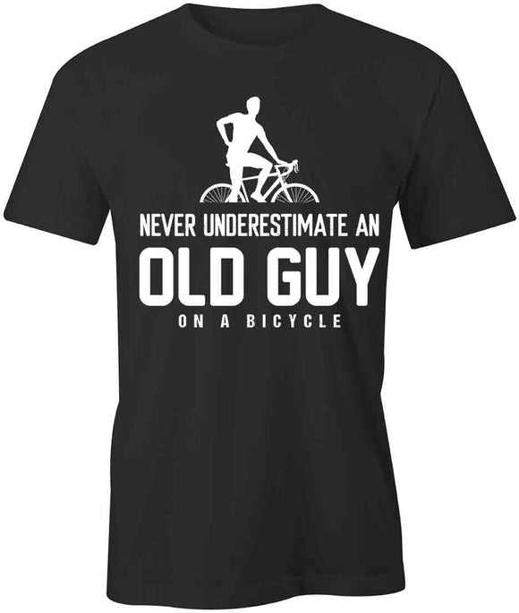 Old Guy On Bike T-Shirt