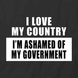 Ashamed of Government T-Shirt