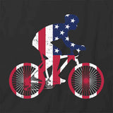 American Flag Bike T-Shirt