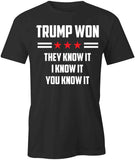 They Know I Know T-Shirt