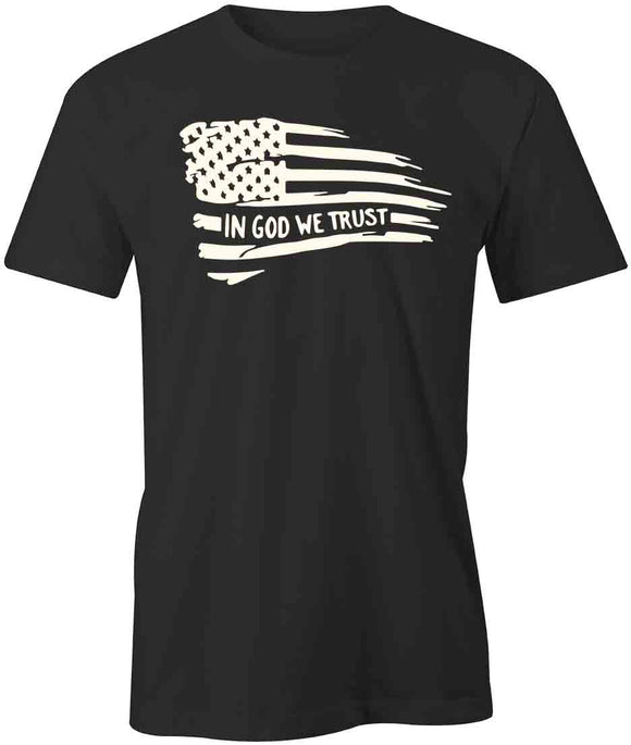 In God We Trust Flag T-Shirt