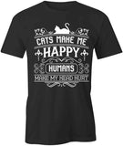 Cats Makes Happy T-Shirt