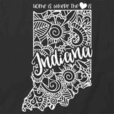 Home Is Where The Heart Is - Indiana T-Shirt