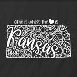 Home Is Where The Heart Is - Kansas T-Shirt