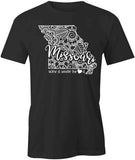 Home Is Where The Heart Is - Missouri T-Shirt