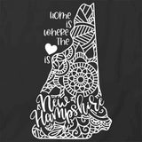 Home Is Where The Heart Is - New Hampshire T-Shirt