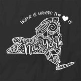 Home Is Where The Heart Is - New York T-Shirt