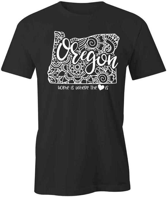 Home Is Where The Heart Is - Oregon T-Shirt