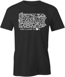 Home Is Where The Heart Is - Pennsylvania T-Shirt
