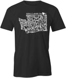 Home Is Where The Heart Is - Washington T-Shirt