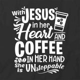 Jesus Heart Coffee T-Shirt